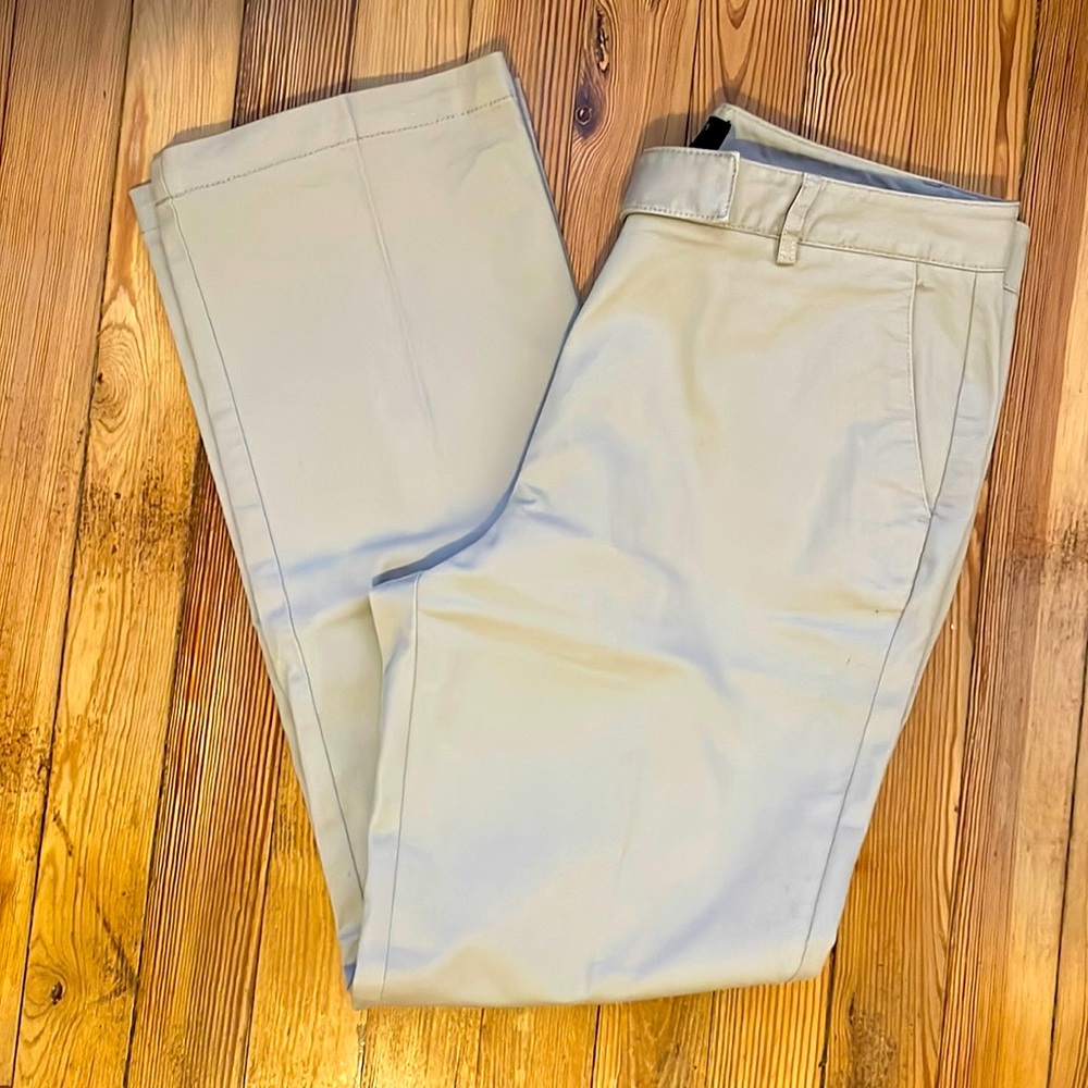 Talbots Petites Heritage Boot Cut Khaki Pants